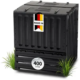 GARANTIA Komposter ECO-KING Komposter 400 Liter schwarz