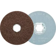 pferd tools COMBICLICK weiche Vliesronde CC Ø 100mm A180 zum reinigen und satinieren mit Winkelschleifer
