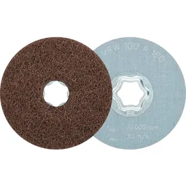 pferd tools COMBICLICK weiche Vliesronde CC Ø 100mm A180 zum reinigen und satinieren mit Winkelschleifer