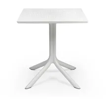 Nardi Clip 70 Gartentisch, 70 x 70 cm, weiß