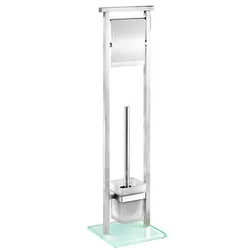 WENKO WC-Garnitur Debar silber Metall