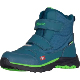 TROLLKIDS Hafjell Schneeschuhe - Dark Marine / Fresh Green - EU 33
