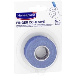 Hansaplast Fingerverb.selbsthaft.2,5 cmx5 m blau 1 St