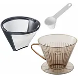 Westmark Set 3tlg., Dauerfilter Kaffee, Kaffeefilter + Dosierlöffel, 244322E8