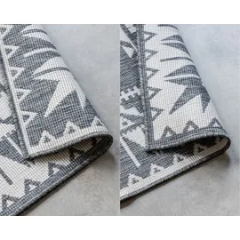 ELLE DECORATION Dynamic Wendeteppich 120 x 170 cm Silber