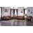 aea Couch Leder 3-Sitzer Braun