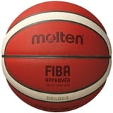 Basketball Indoor offizieller Spielball FIBA B6G5000 orange Gr 6