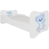 Feldmann-Wohnen Kinderbett Gonzalo 80 x 160 cm Holz weiß
