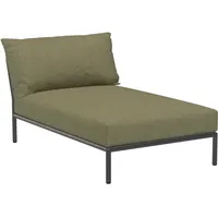 Houe LEVEL 2 Lounge Chaiselong Lounge-Modul 4 Blattgrün Dunkelgrau