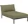 Houe LEVEL 2 Lounge Chaiselong Lounge-Modul 4 Blattgrün Dunkelgrau