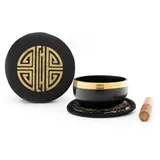 Klangschalen-Center Klangschalen-Set in schwarzer Longevity-Box