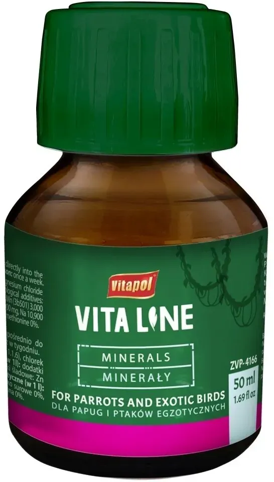 VITAPOL Mineralien für exotische Vögel 50ml