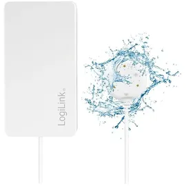 Logilink Wi-Fi Smart Wasserlecksensor Tuya kompatibel weiß