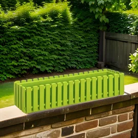 Buri Balkonkasten  75 x 18,5 x 17 cm gelbgrün