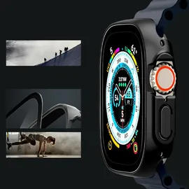 SPIGEN Thin Fit 360 Hülle mit Bildschirmschutz Kompaitbel mit Apple Watch Ultra 49mm