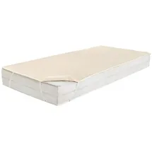 DORMISETTE Matratzenschoner 90 x 200 cm Baumwolle-Leinen Mischung