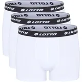 lotto Boxershorts unifarben weiß XXL 3er Pack