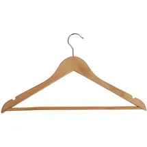 Alba Krapf Alba Kleiderbügel Holz Basic PMBASICBO, 25 Stück