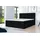 A&J MöbelLand Boxspringbett 120 x 200 cm Schwarz
