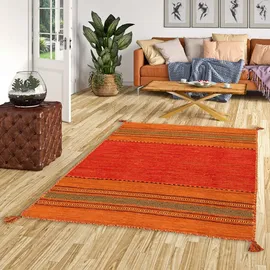 Pergamon Navarro Wollteppich 120 x 180 cm Terrakotta