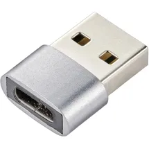 Renkforce USB 2.0 Adapter [1x USB 2.0 Stecker A - 1x USB-C® Buchse] Aluminium-Stecker