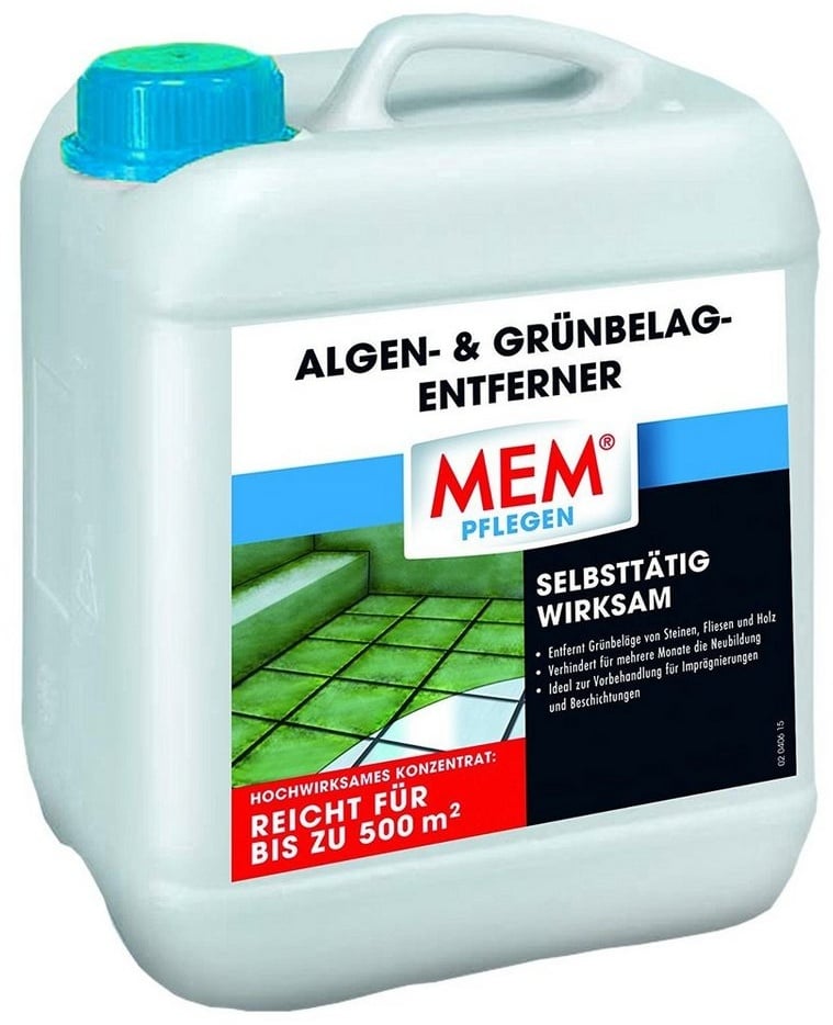 MEM Bauchemie MEM Algen- und Grünbelagentferner 5 Ltr Grünbelagentferner