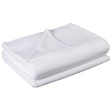 Zoeppritz Soft-Fleece Decke 160 x 200 cm white