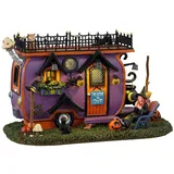 Lemax - Witch Vanlife: SCULPTURE, Polyurethan oder Kunststoff, Figur, Grüne Hexe, Halloween