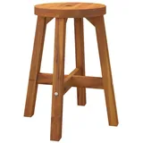 vidaXL Hocker Braun 38x38x45 cm Rund Massivholz Akazie
