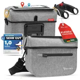 MIVELO Lenkertasche grau