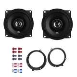EHO JBL Stage1 51F Auto Lautsprecher Boxen 300 Watt 13 cm 2 Wege Koax kompatibel mit Audi A4 Avant (B5) 1994-2001 Türen Front