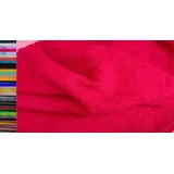 StoffBook WALKFROTTEE STOFF DOUBLEFACE SCHWER FROTTEE STOFF STOFFE METERWARE, B835 (Pink)