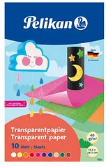 Pelikan Transparentpapier 40 g/qm, 10 Blatt