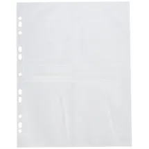 Veloflex 5347100 - Fotohüllen DIN A4, Fotosichthüllen, Sammel-Hüllen, für Fotogröße 9 x 13cm hoch, 5 Stück