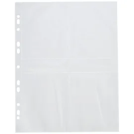 Veloflex 5347100 - Fotohüllen DIN A4, Fotosichthüllen, Sammel-Hüllen, für Fotogröße 9 x 13cm hoch, 5 Stück