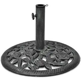 vidaXL Schirmständer Gusseisen 12 kg 48 cm Grün