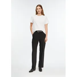 Comma, 7/8-Hose Straight-Leg schwarz 34