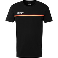 Kempa T-Shirt Team Germandy T-Shirt mit Deutschland-Muster - schwarz