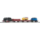 PIKO Start-Set mit Bettung Güterzug 57113 H0