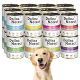 DOLINA NOTECI Hundefutter-Geschmacksmischung, Dosen 24x800g