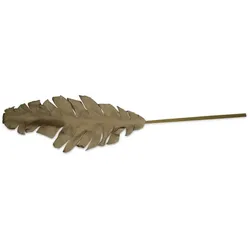 AM Design Kunstpflanze Blatt 15 x 88 cm Kunststoff Gold