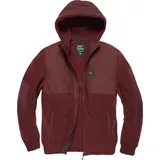 Vintage Industries Landell Polar Fleece Jacke, rot, Größe XXL