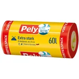 Mülleimer-Beutel Pely Müllbeutel 60 L 20 Stück Müllsack Beutel Sack Abfallbeutel Abfallsack