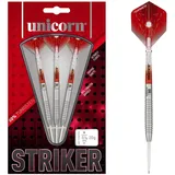 Unicorn Information System Unicorn Core XL Striker Dartpfeile mit Stahlspitze, rot, 23 g