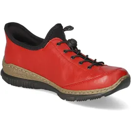 Rieker Komfort Slipper Damen Rot 38