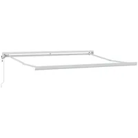 VidaXL Markise Weiß 3 x 2,5 m Metall