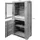 MASSIVMOEBEL24.DE Highboard 73 x 40 x 142 cm Beige