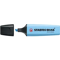 Textmarker - STABILO BOSS ORIGINAL Pastel - Einzelstift - himmlisches Blau