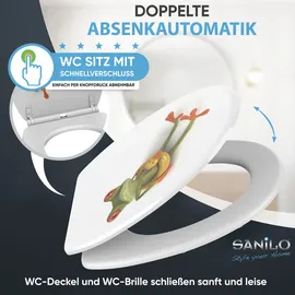 Sanilo WC-Sitz Froggy Grün