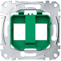 merten Tragplatten für Steckverbinder Modular Jack, grün
